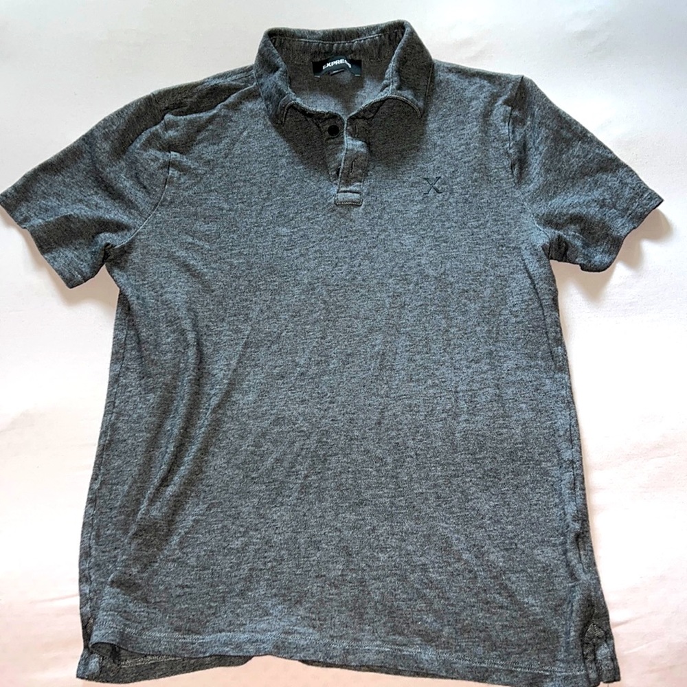 Express Gray XS polo
